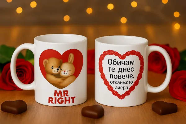 Чаши за влюбени и двойки