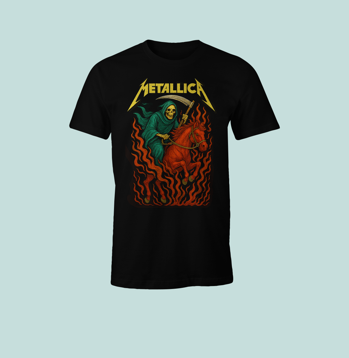 Тениска „Metallica – Horseman of Fire“ 