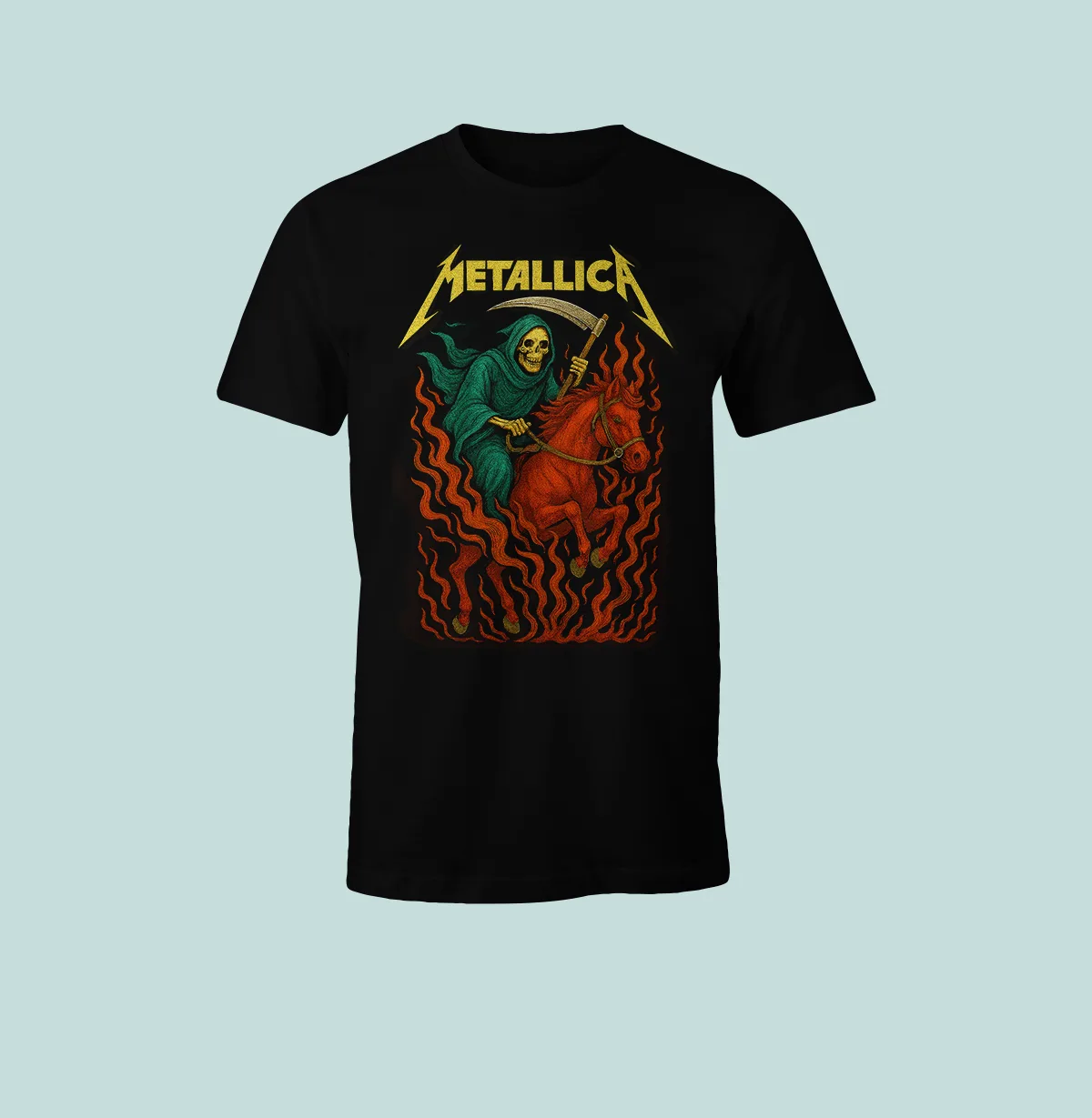 Тениска „Metallica – Horseman of Fire“