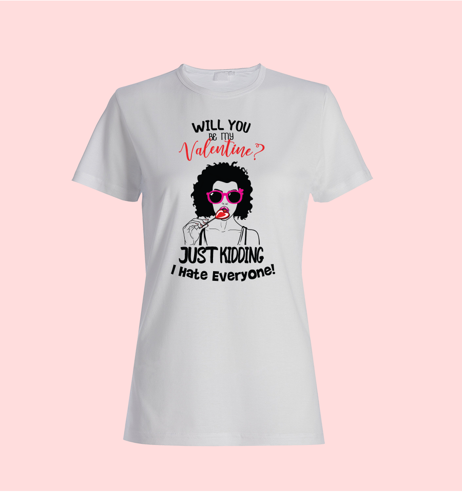 Тениска „Will You Be My Valentine?" 