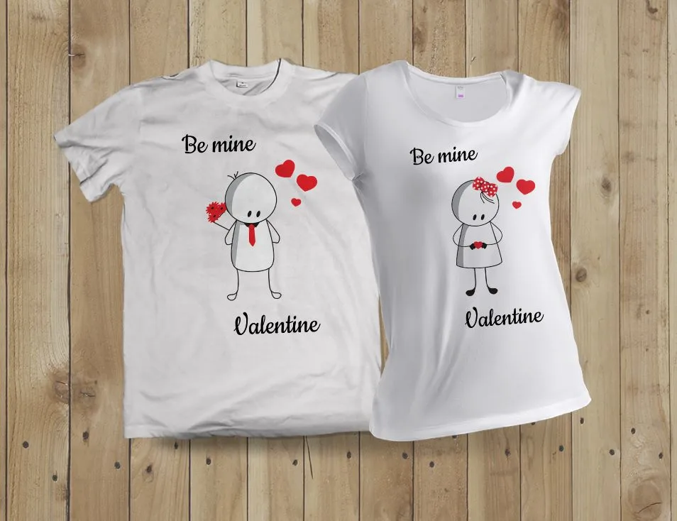 Тениски за Двойки – Be Mine Valentine
